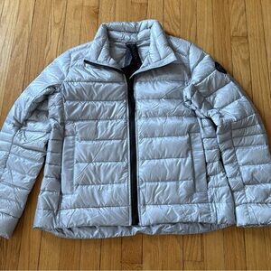 Canada Goose Women's Black Label Light Gray Puffer Jacket